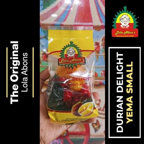 One of Lola Abon's Best Sellers: Durian Delight Yema.